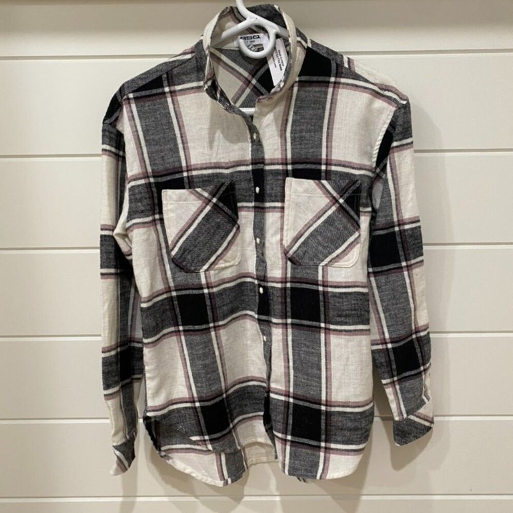 Tilly's RSQ Plaid Mauve Flannel
